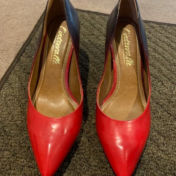L'intervalle hot chilli coloed heels in size 6 - Picture 2 of 5